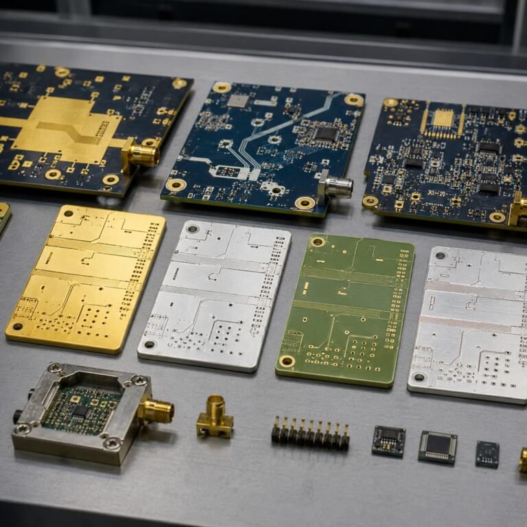 Learn common surface finish options for RF and microwave PCB