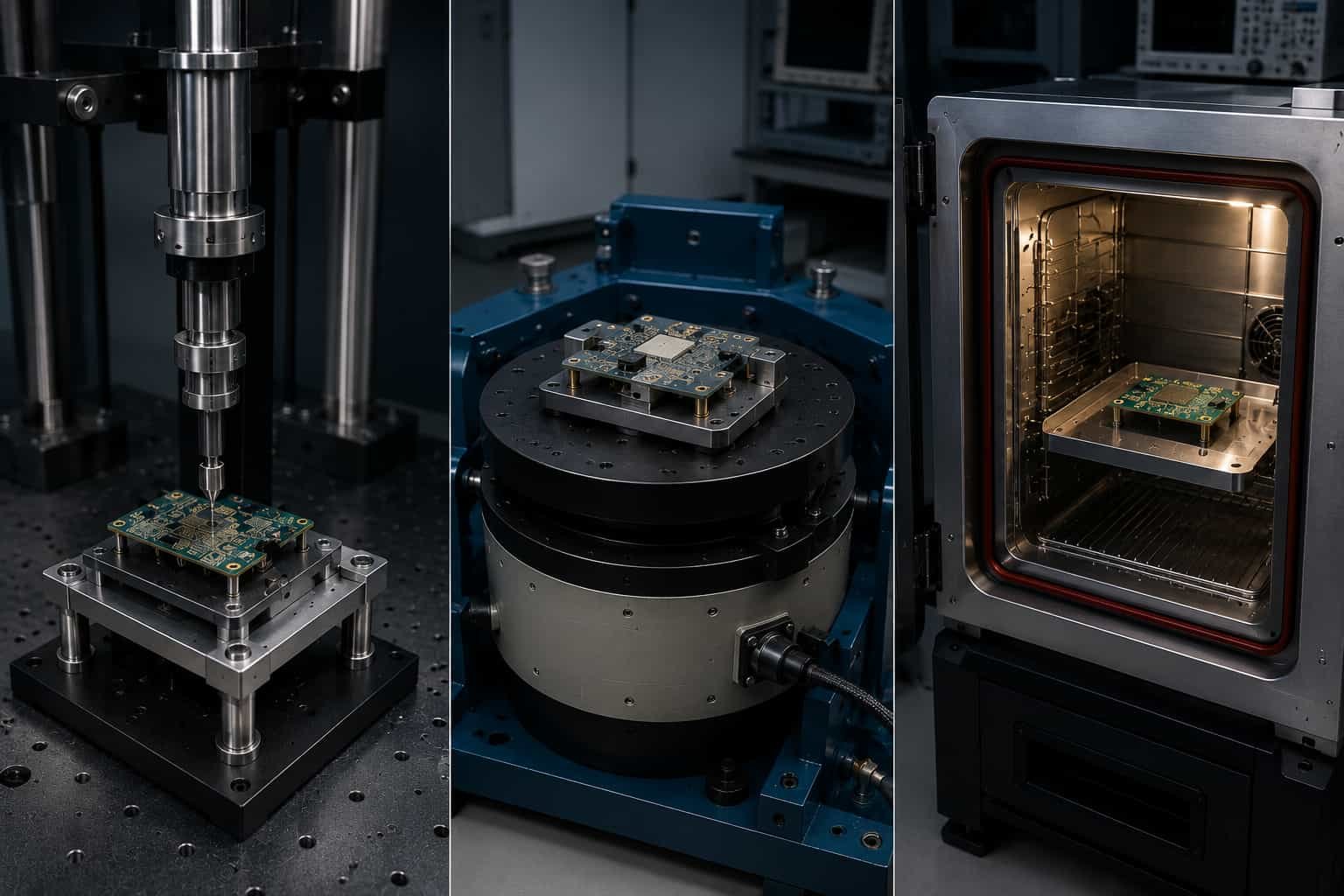 Missile PCB Environmental Qualification High-g Shock Vibration and Extreme Temperature Testing