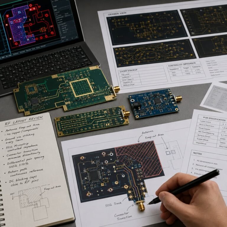 RF PCB Layout Review Before Manufacturing