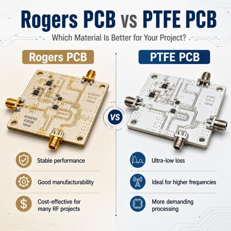 Rogers PCB vs PTFE PCB Which Material Is Better for Your Project