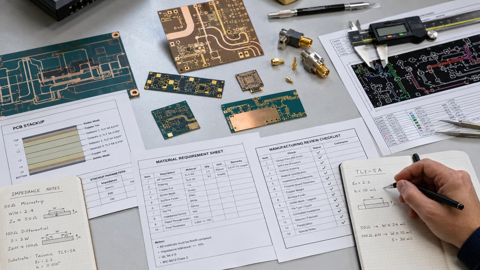 Taconic PCB Engineering Review Checklist