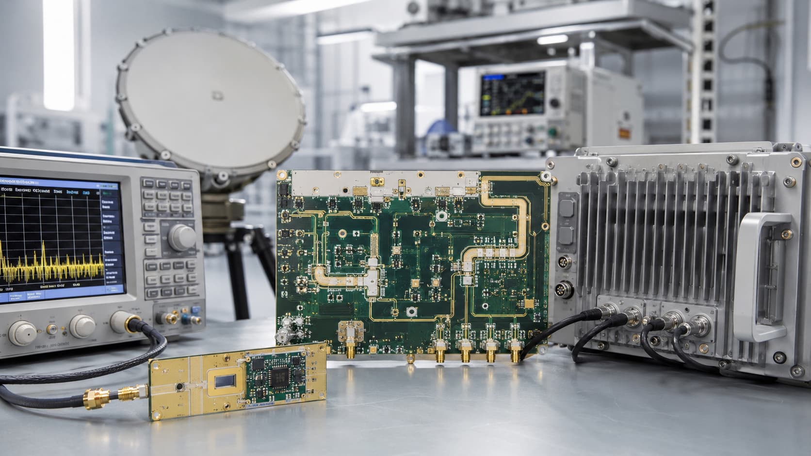 FR4 and Rogers hybrid PCB applications in RF modules antenna systems radar electronics 5G communication and test equipment