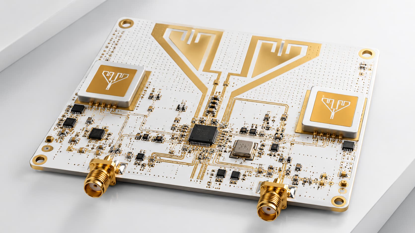 High frequency PCB for 5G communication devices RF modules antenna systems and wireless infrastructure