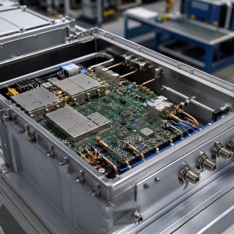 Microwave PCB connector launch with SMA pads via fence controlled impedance trace and gold plated pads