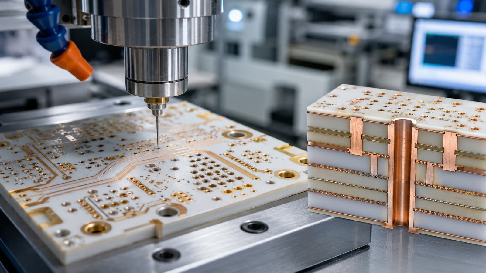 ptfe-pcb-drilling-plated-through-holes