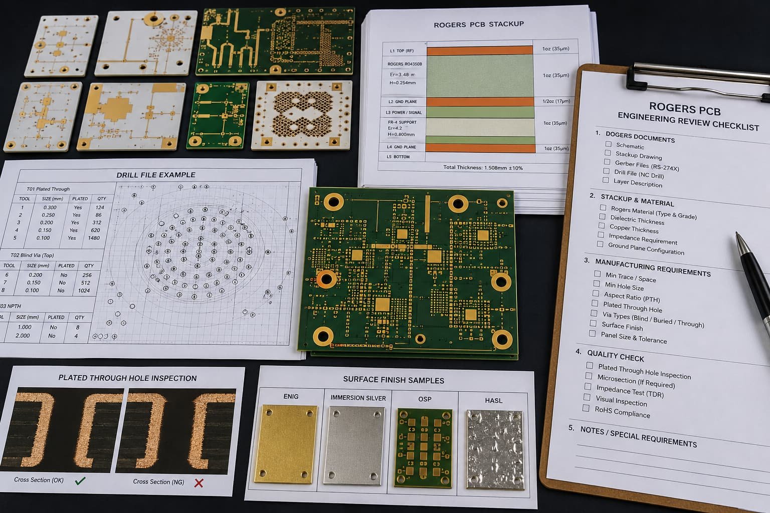 rogers-pcb-engineering-review-checklist