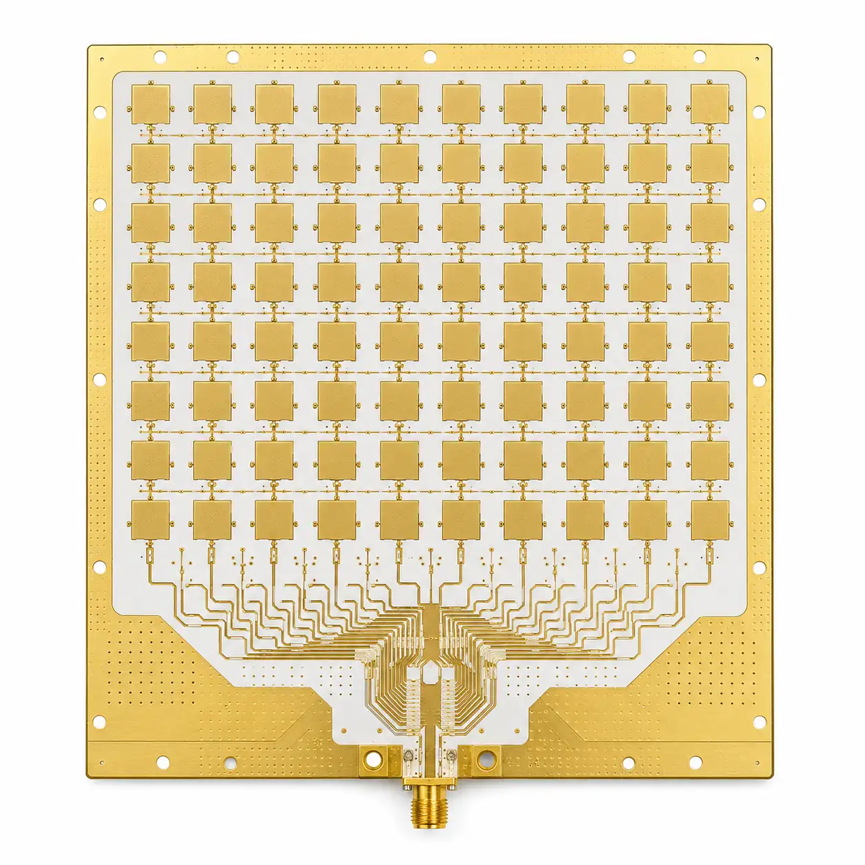 5G mmWave massive MIMO antenna PCB array on Rogers substrate for base station application