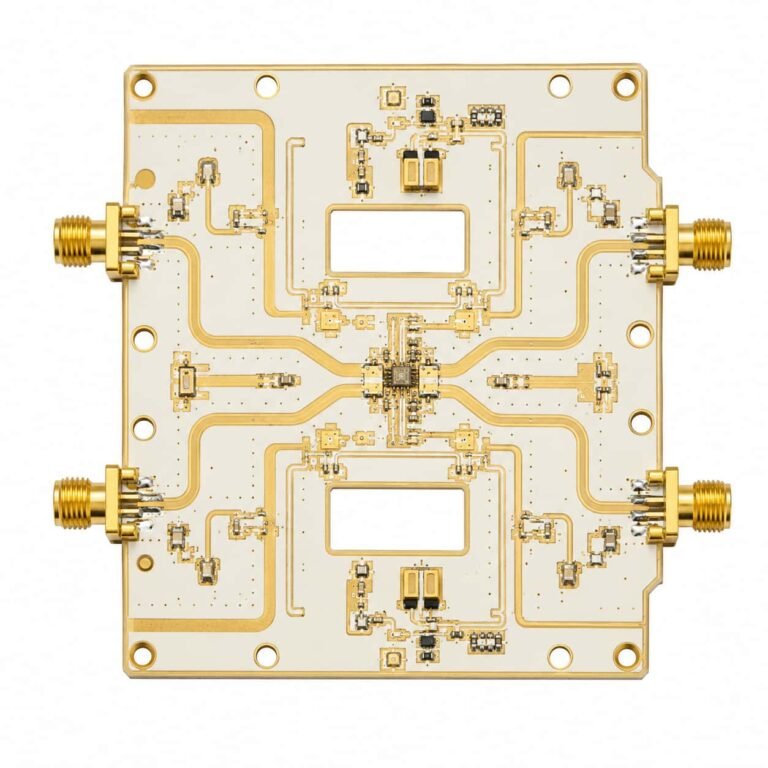 Microwave PCB manufactured on Rogers substrate by Riching PCB Shenzhen factory