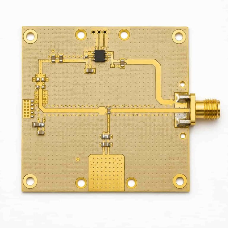 Microstrip vs stripline PCB transmission line cross section comparison showing single and dual reference plane structures on Rogers substrate